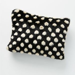 ISO Anthropologie Polka Dot Faux Fur Pillow